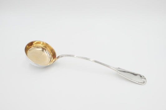 KKS Karl Kaltenbach & Söhne Auerhahn Suppenschöpfer 800 Silber vergoldet - Antikhandel-Stuttgart