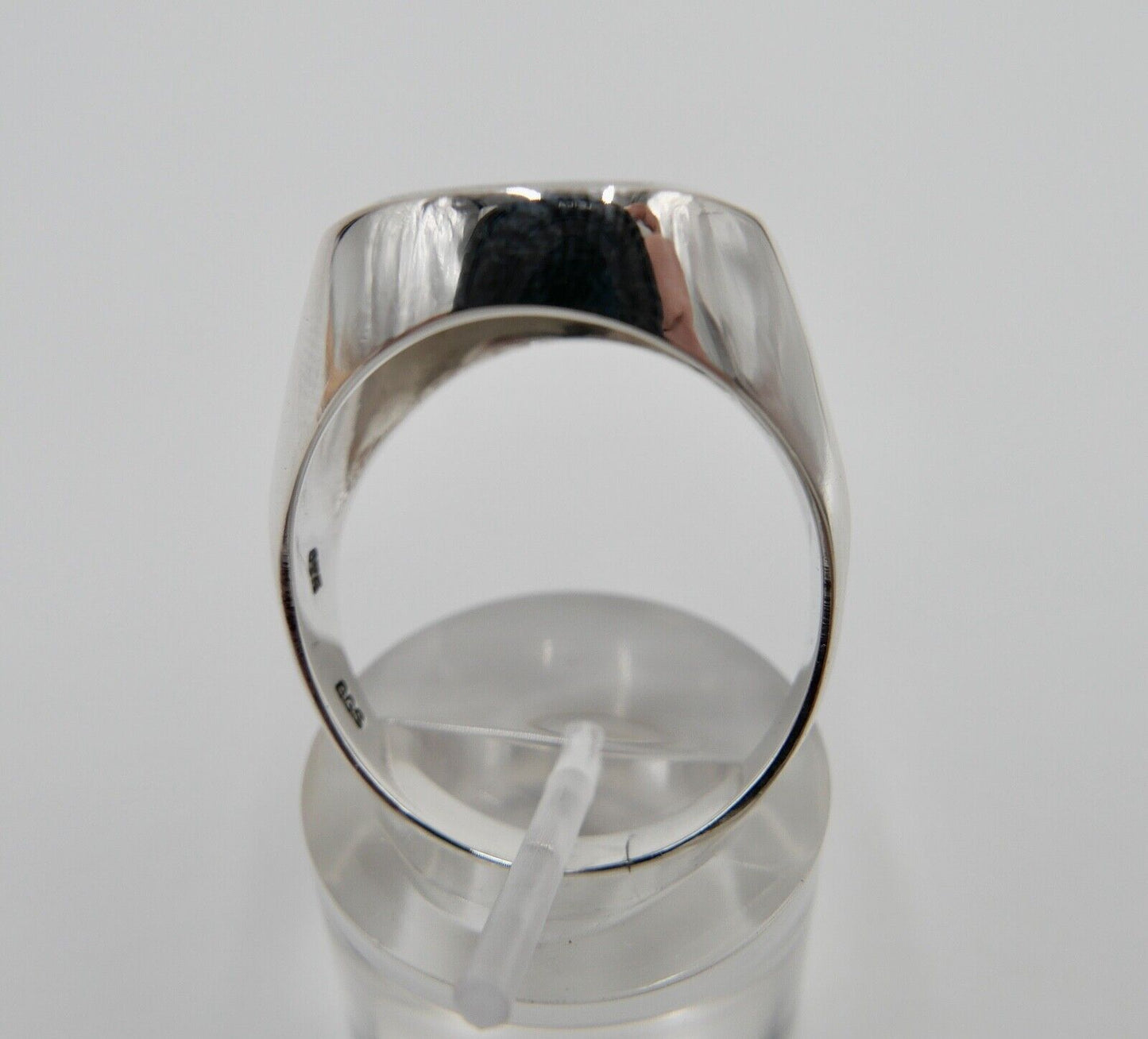 ART DECO Siegelring Monogramm EH Herrenring 835 Ring Silber Gr. 67 GGS - Antikhandel-Stuttgart