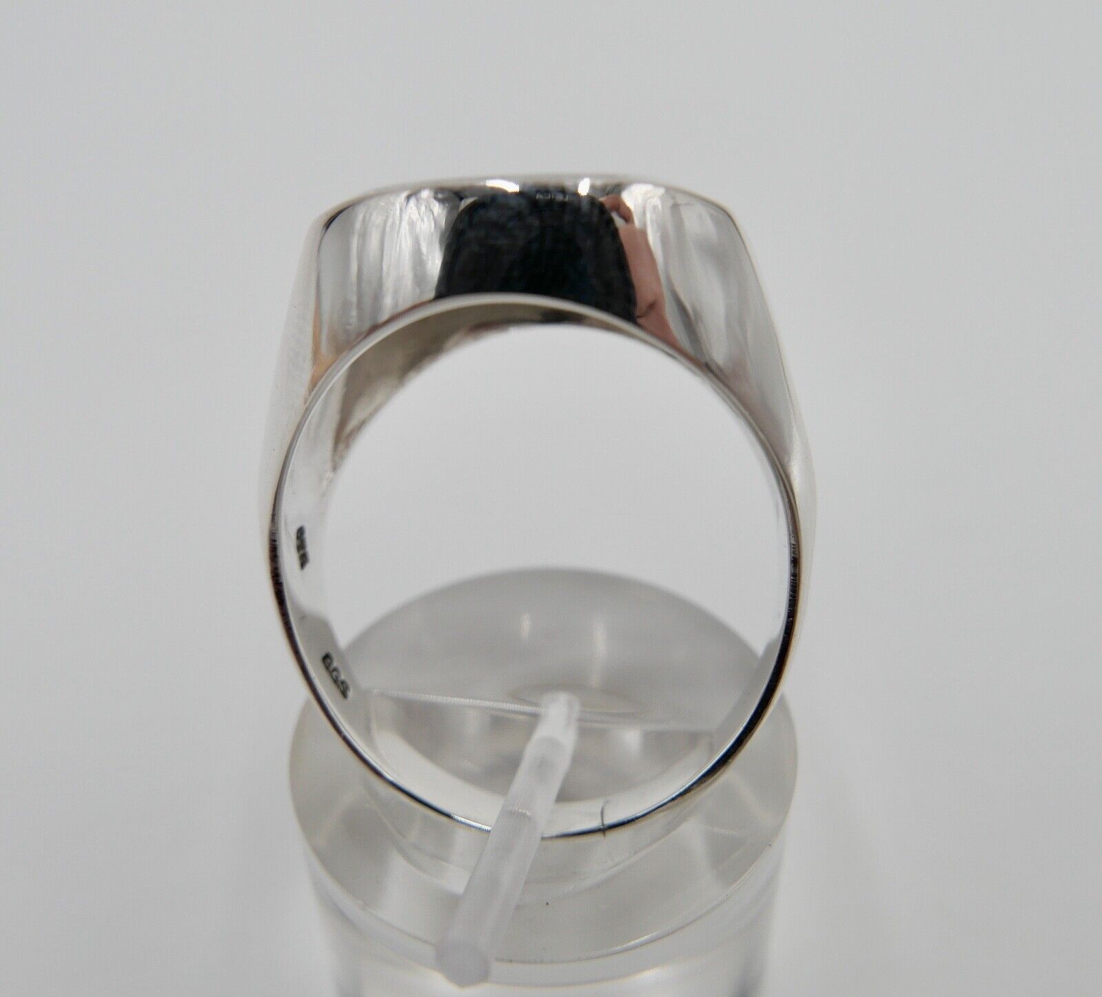 ART DECO Siegelring Monogramm EH Herrenring 835 Ring Silber Gr. 67 GGS - Antikhandel-Stuttgart