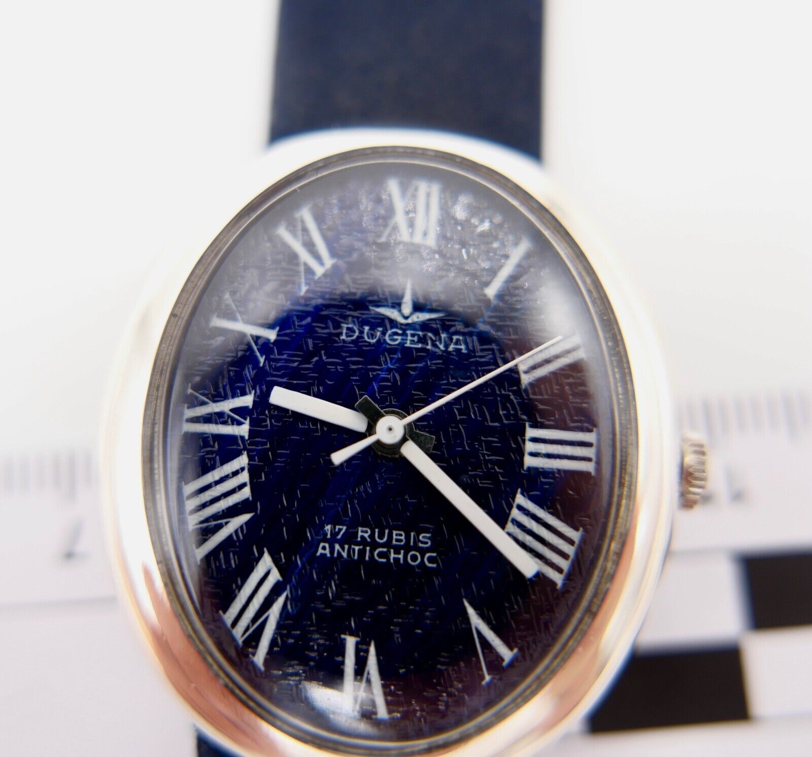 DUGENA 0785.982 anti 17R Damen Armbanduhr 835 Silber Ø 37 x 31mm NEU UNGETRAGEN - Antikhandel-Stuttgart