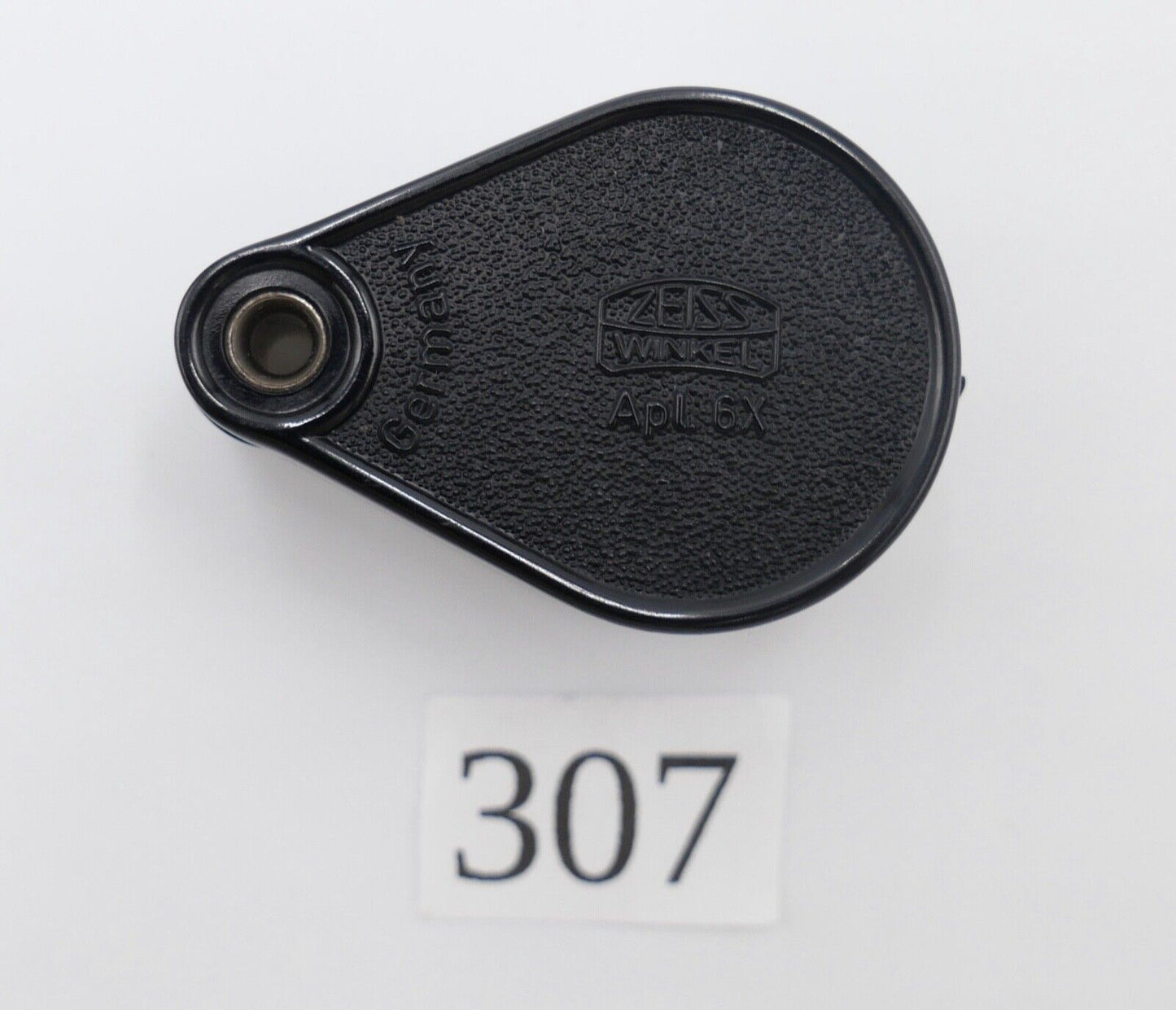 Apl. 6x Zeiss Winkel Germany Einschlaglupe 1940er Jahre Bakelit - Antikhandel-Stuttgart