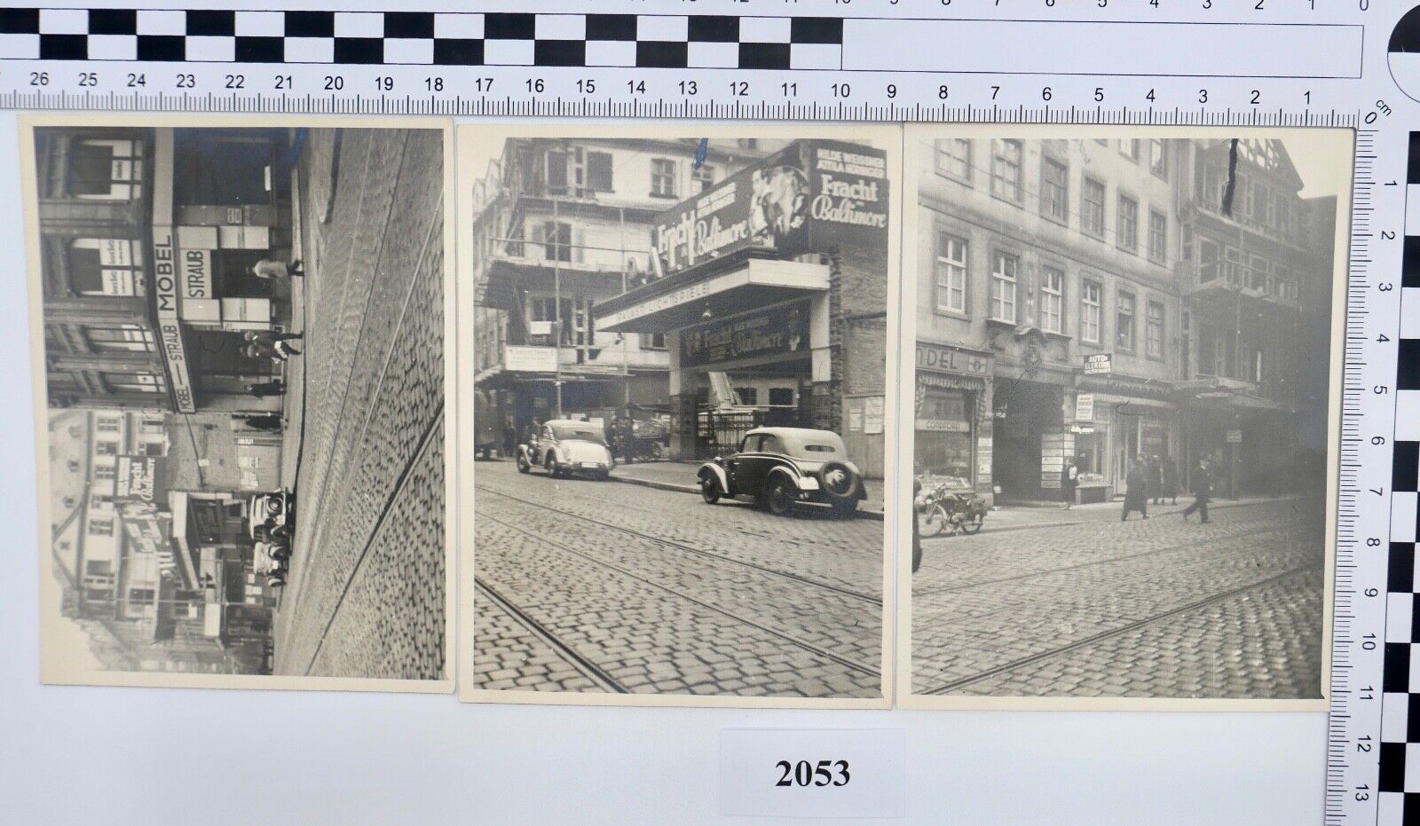 3x Foto PALI Palast Lichtspiele Herrenstraße Karlsruhe aus 1938 - Antikhandel-Stuttgart