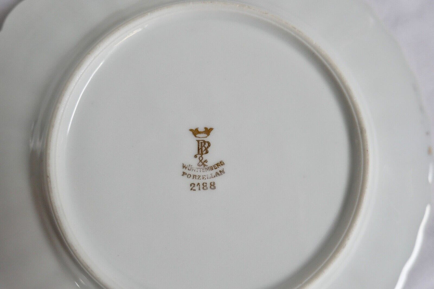 49 Tlg Kaffee Tee Service Württemberg 2188 Porzellan Bauer & Pfeiffer Schorndorf - Antikhandel-Stuttgart