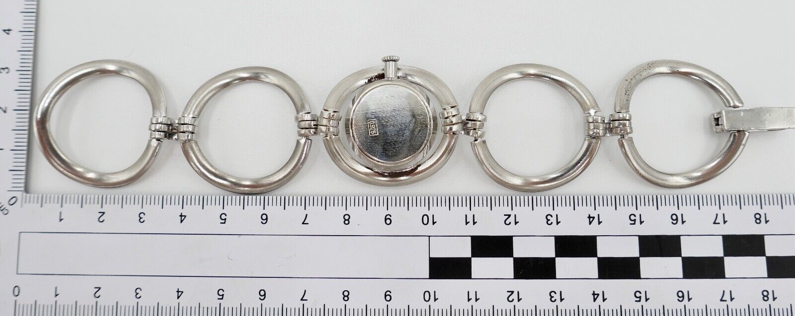 1970er Handaufzug LE MONDE Damen 925 Silber Uhr 45,9 Gr - Antikhandel-Stuttgart