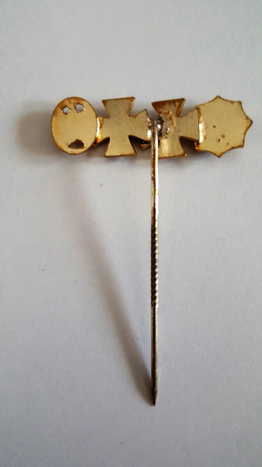 Miniatur Spange German WK WW Nadel Deutsches Kreuz Sturm EK IC BADGE MEDAL Pin - Antikhandel-Stuttgart