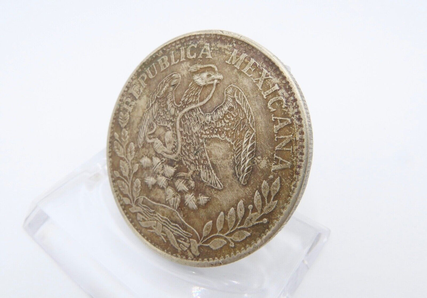 29,6 gr Mexiko 8 Reales 1884 Zs Münze Zacatecas Silber - Antikhandel-Stuttgart