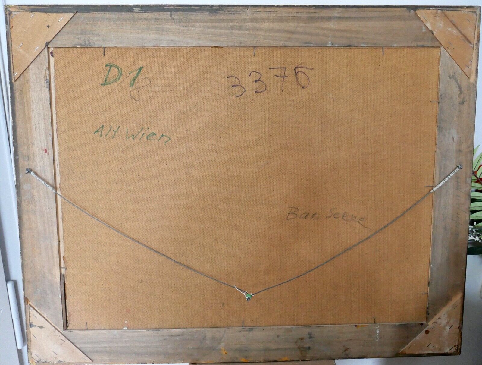 Ölgemälde " Erhard Amadeus Dier " (1893-1969) Wien ALT WIEN 95x75cm 1930-40er - Antikhandel-Stuttgart