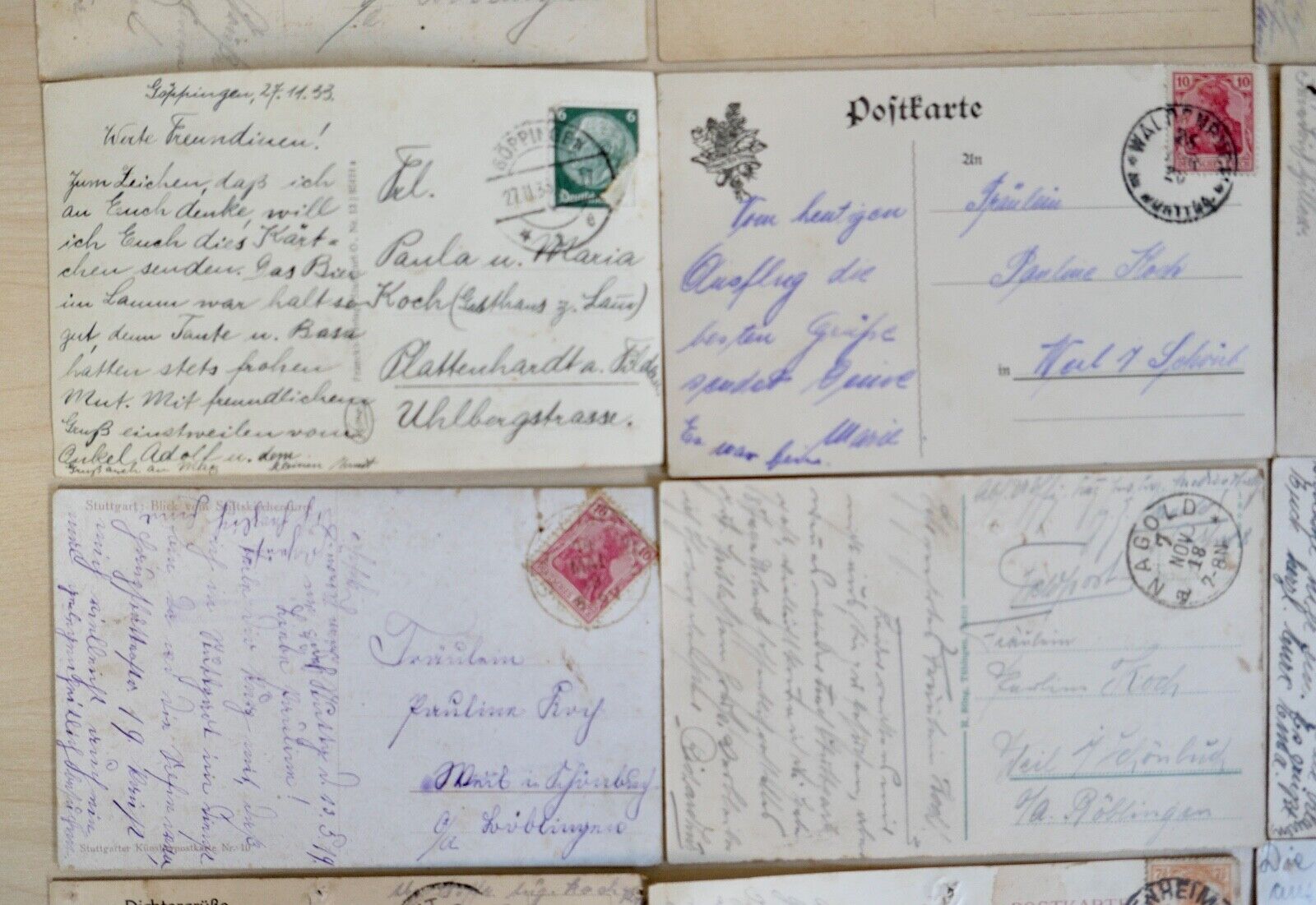 antike Ansichtskarten Postkarten Briefmarken STÄDTE LANDSCHAFTEN deutsches Reich - Antikhandel-Stuttgart