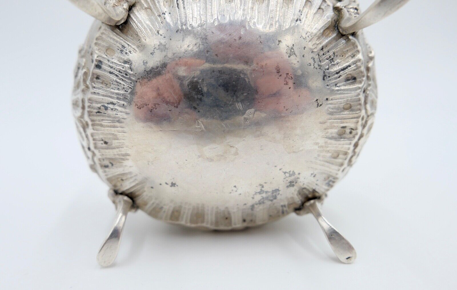 Alter Jugendstil Zucker Behälter Konfektschale 800 - 900 Silber 10x8 cm - Antikhandel-Stuttgart