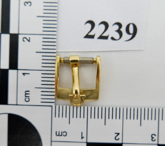ORIGINAL alte OMEGA Dornschließe VERGOLDET PLAQUE Armbanduhr 10mm CLASP BUCKLE - Antikhandel-Stuttgart