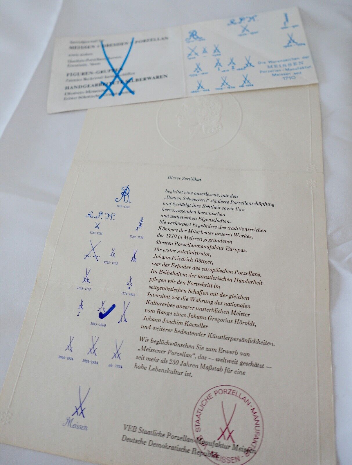 1830 Meissen Figurengruppe 1. Wahl Bacchus & Diana D63 51 46 Zertifikat 24cm - Antikhandel-Stuttgart