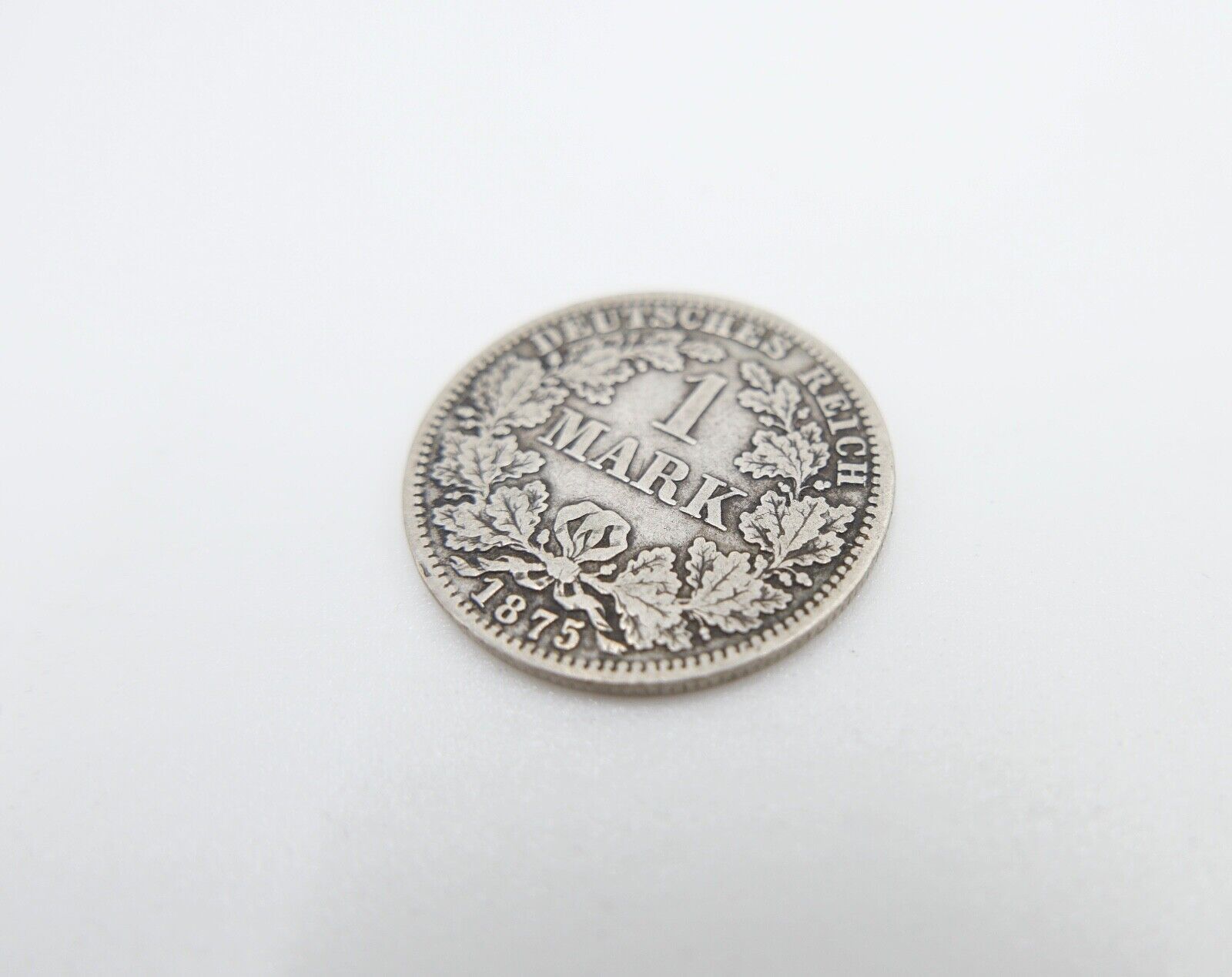 1 Mark Deutsches Reich 1875 A Jäger J.9 VZ-STG vorzüglich - Stempelglanz Silber - Antikhandel-Stuttgart