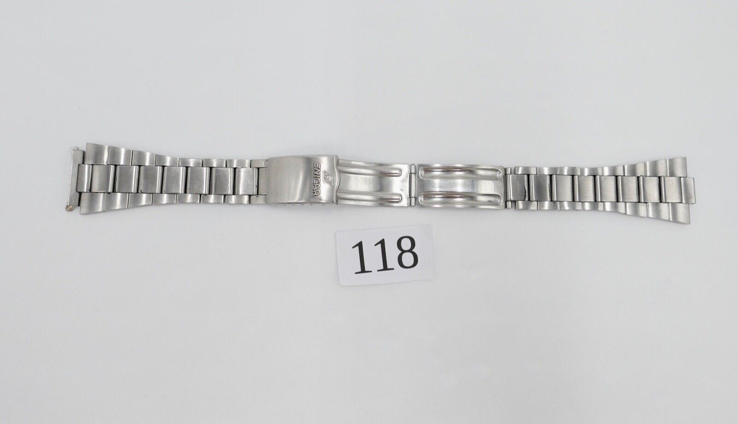 Altes ENICAR Edelstahlband 20 mm Uhrenband Vintage - Antikhandel-Stuttgart