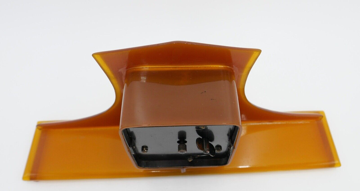 Altes Frisierset Bakelit / Zelluloid ART DECO 1930er Tischuhr TRUE TIME TELLERS - Antikhandel-Stuttgart