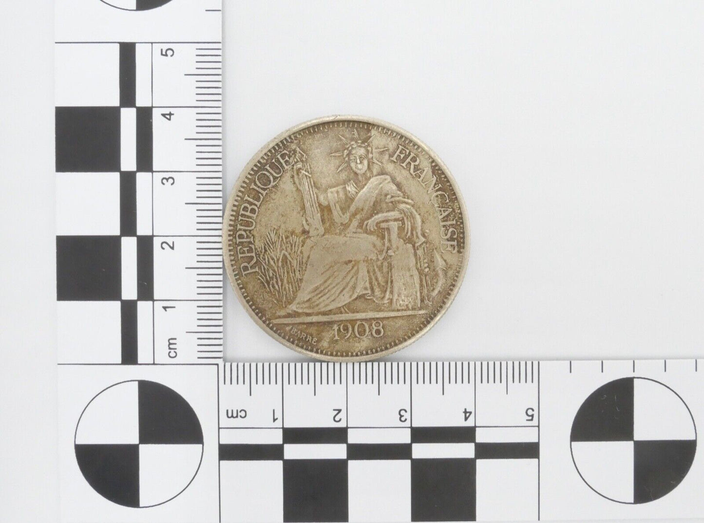 1908 Französische Medaille 0,900 Silber 27 Gr Indo Chine - Antikhandel-Stuttgart