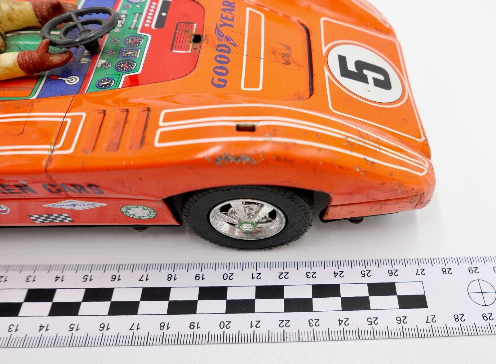 Mc Laren Cars Made in Japan Nr.5 1960-1970er Jahre Blechspielzeug 28 cm Sammler - Antikhandel-Stuttgart