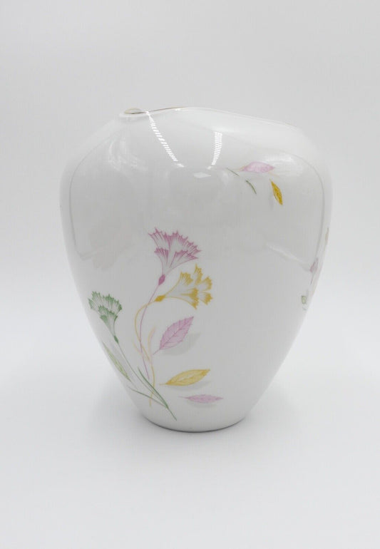 Hutschenreuther Arzberg Vase " C.T. " Blumen Dekor 22 cm 8508F1 " 226 " selten - Antikhandel-Stuttgart