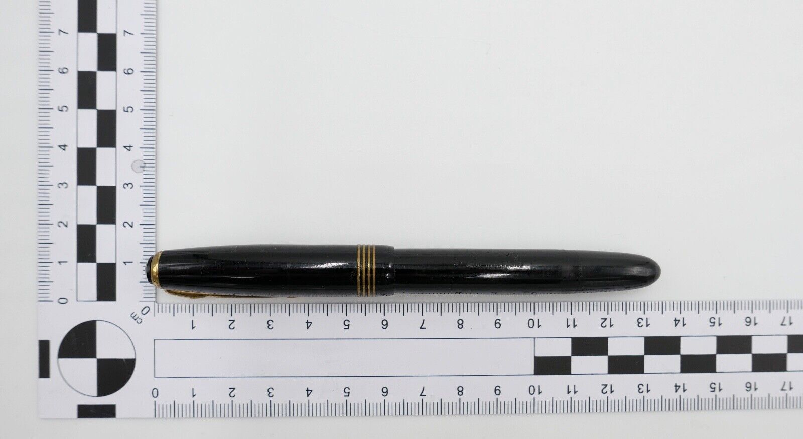 Vintage Füllfederhalter Füller REFORM schwarz Gold 14Ct / 585 Gold Feder 54 - Antikhandel-Stuttgart