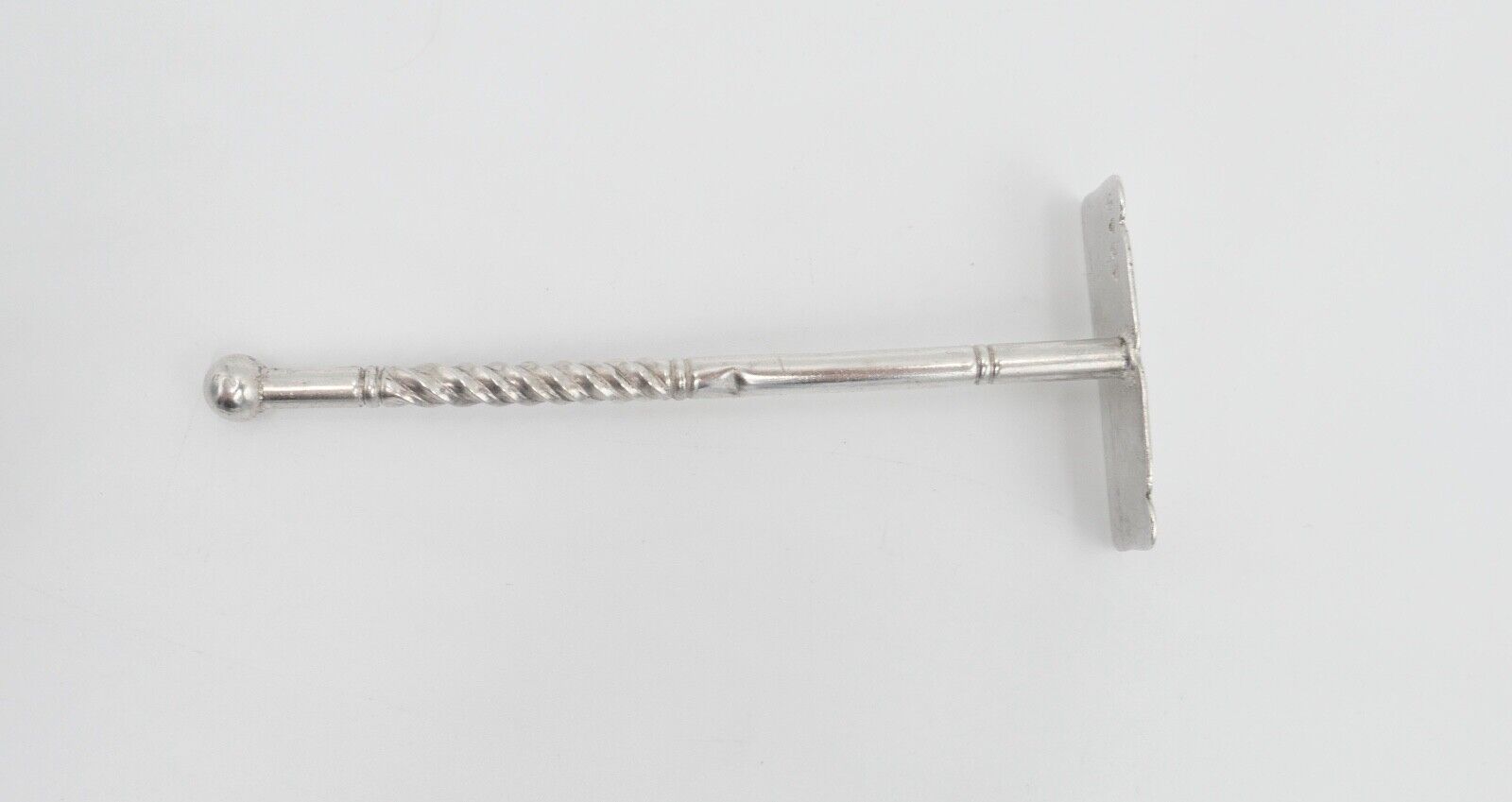 antiker Breischieber Lutz & Weiß Pforzheim 800 Silber gedrechselter Griff - Antikhandel-Stuttgart