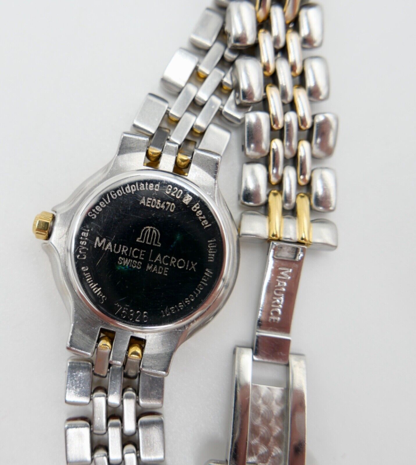 Maurice Lacroix Calypso Damen Uhr 75326 Stahl Gold Box & Papiere 26mm Perlmutt - Antikhandel-Stuttgart