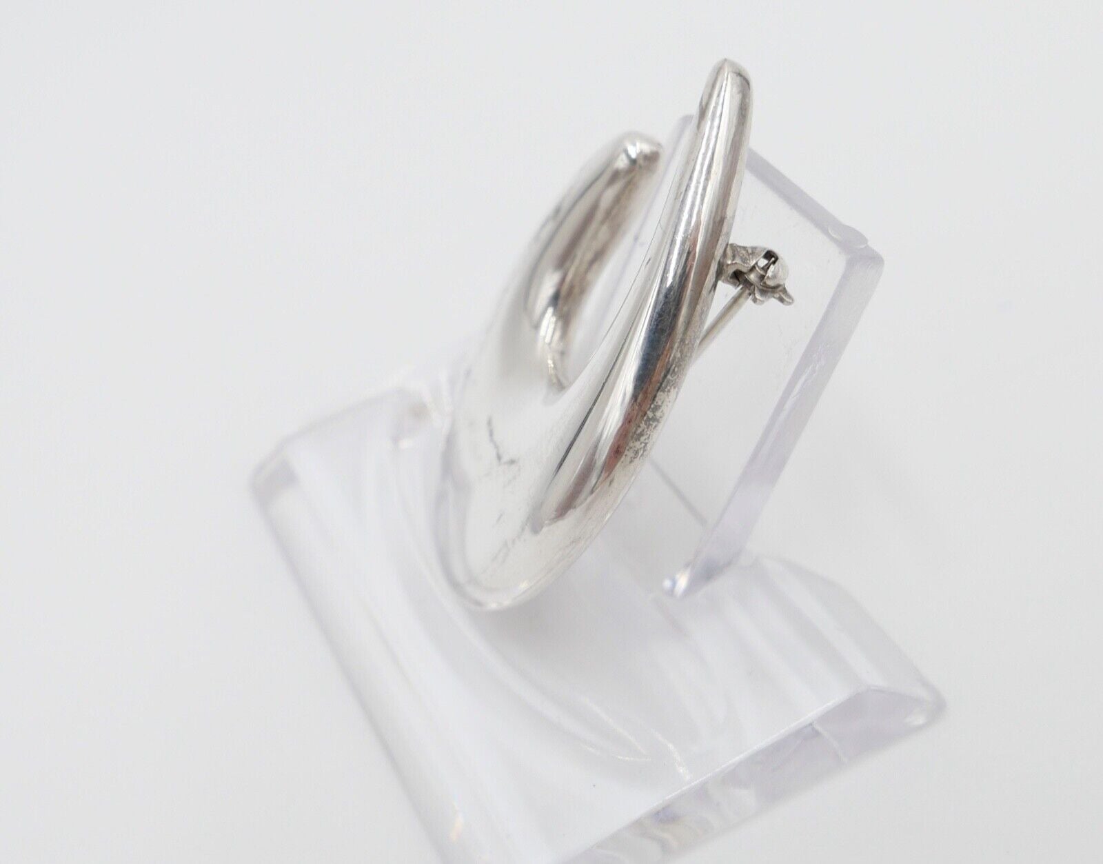 Alte DESIGNER Brosche QUINN 925 Silber 44 mm FS Franz Scheuerle - Antikhandel-Stuttgart