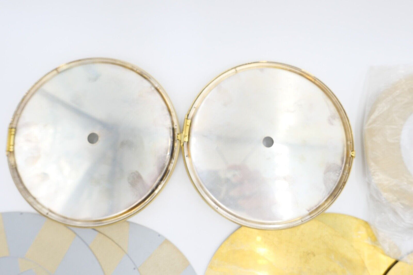 NEU Posten Uhrmacherauflösung Zifferblatt Ersatzteile Aluminium Messing Kaminuhr - Antikhandel-Stuttgart