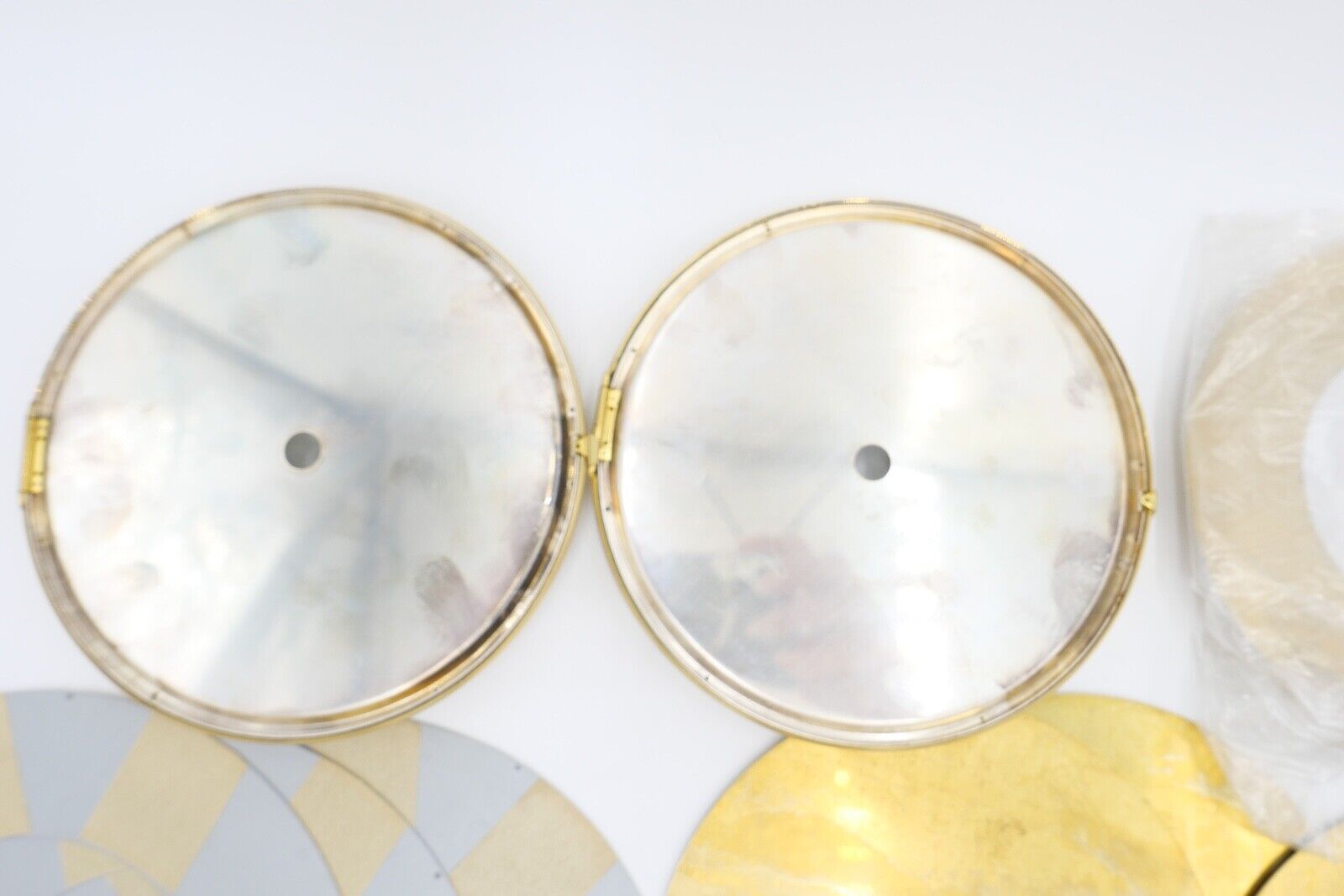 NEU Posten Uhrmacherauflösung Zifferblatt Ersatzteile Aluminium Messing Kaminuhr - Antikhandel-Stuttgart