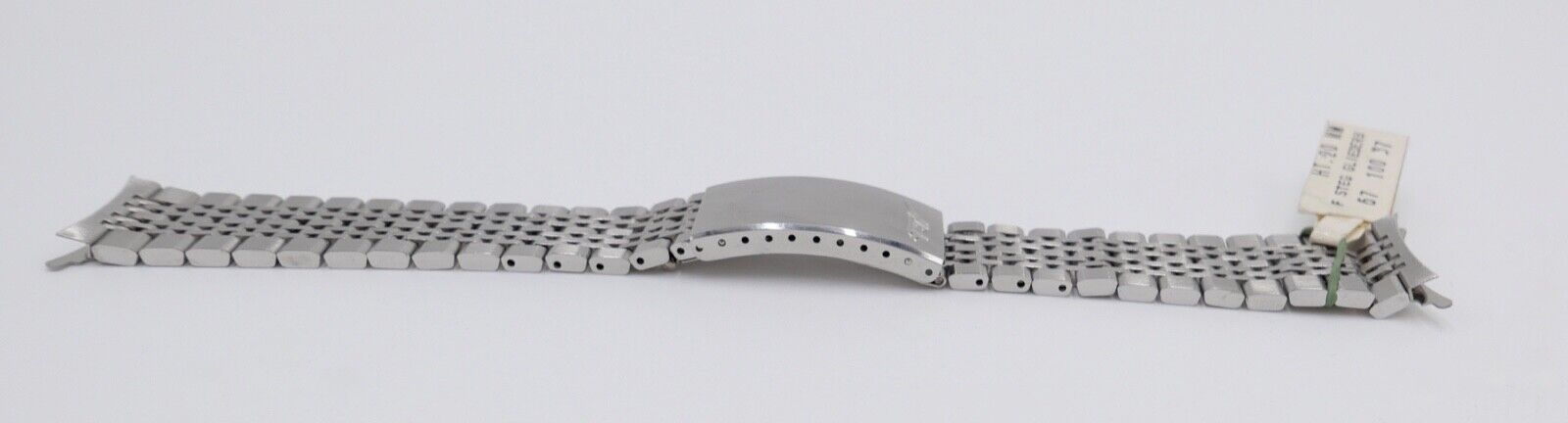 NEU 80er Jahre Original MIDO Edelstahl 20/16 mm Gliederband Faltschliesse - Antikhandel-Stuttgart