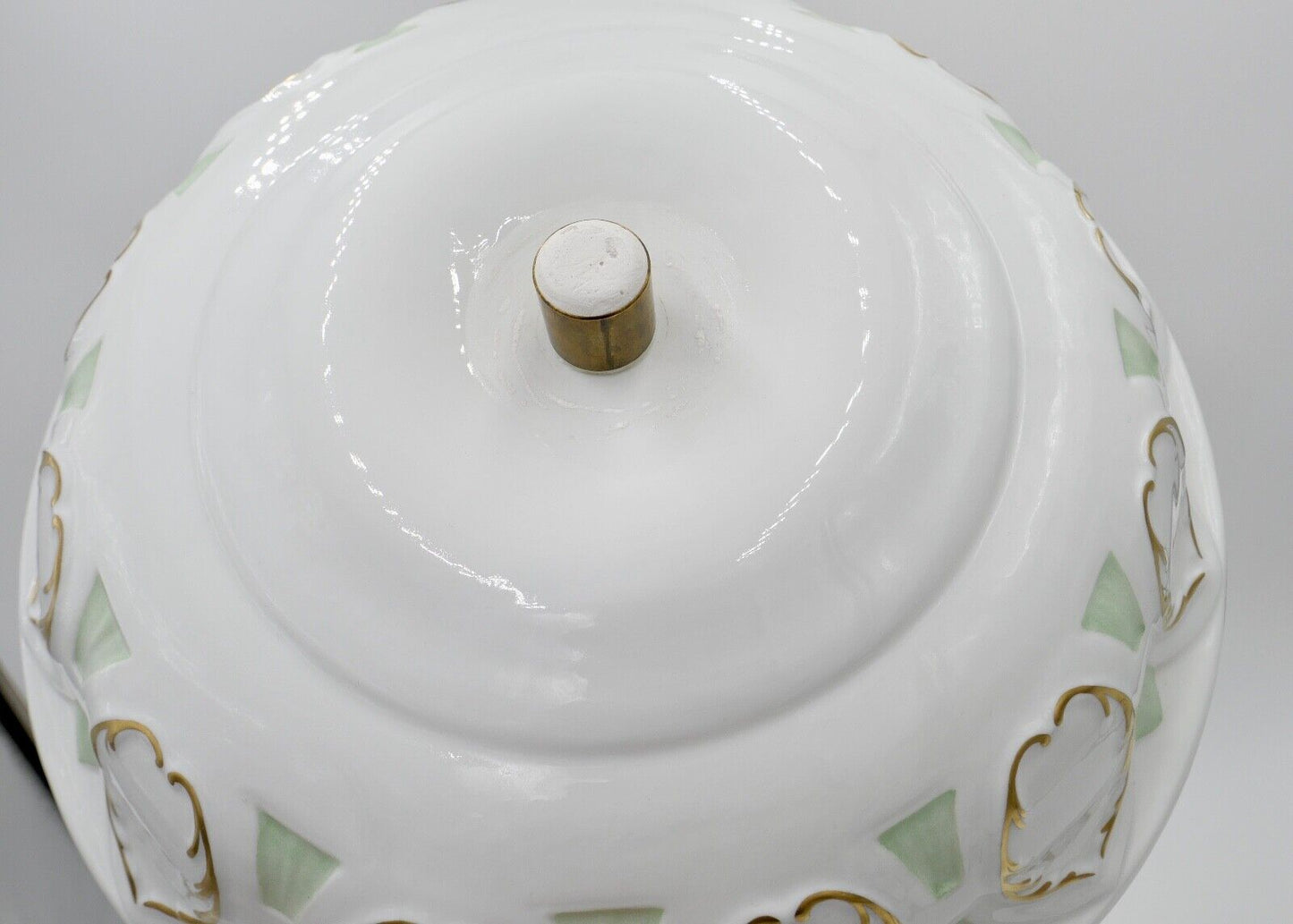 PMP Plaue Schierholz " Tafelaufsatz Obstschale " Wasserträgerin 45cm J. Freitag - Antikhandel-Stuttgart