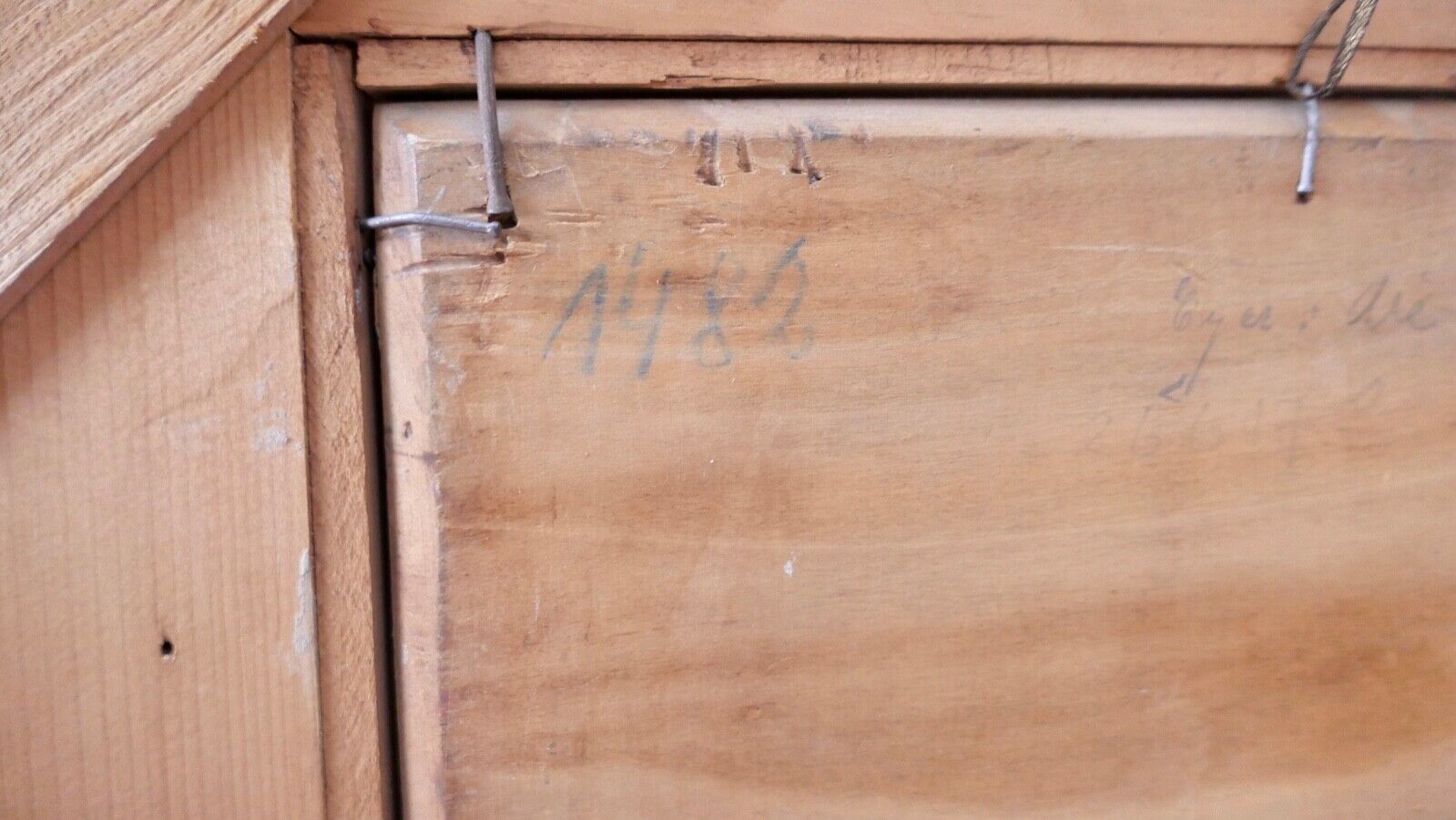 Öl auf Holz " die Heiligen 3 Könige " Gustav Eyer 1887 Mollkirch - 1946 München - Antikhandel-Stuttgart