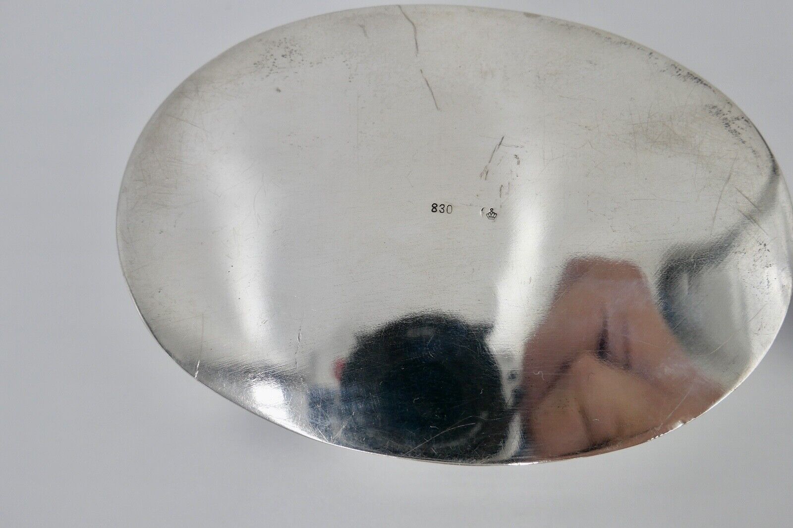 Jugendstil um 1900 830 Silber Deckeldose Schatulle Tabakiere floral - Antikhandel-Stuttgart