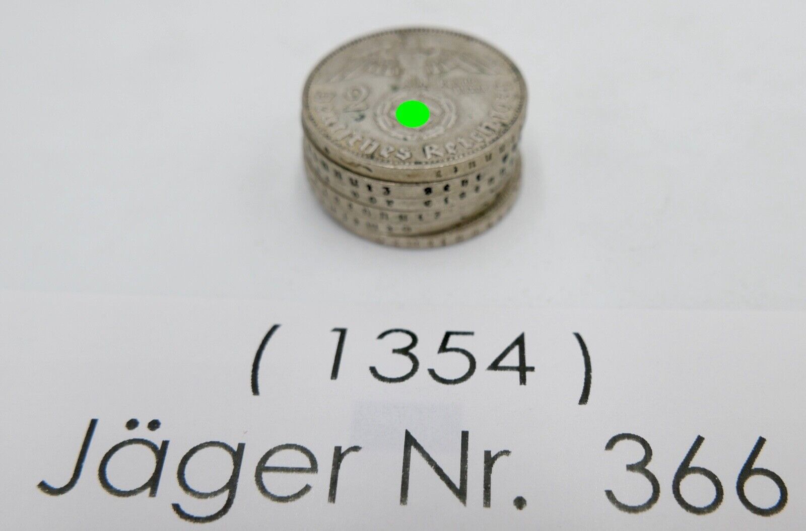 6x 2 Reichsmark 625 Silbermünzen 1936 Jäger J. 366 Hindenburg - Antikhandel-Stuttgart