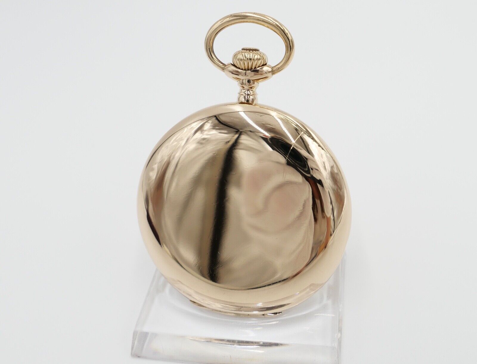 GP Girard Perregaux Taschenuhr 585 / 14K GOLD 51 mm Savonette inkl. Box - Antikhandel-Stuttgart