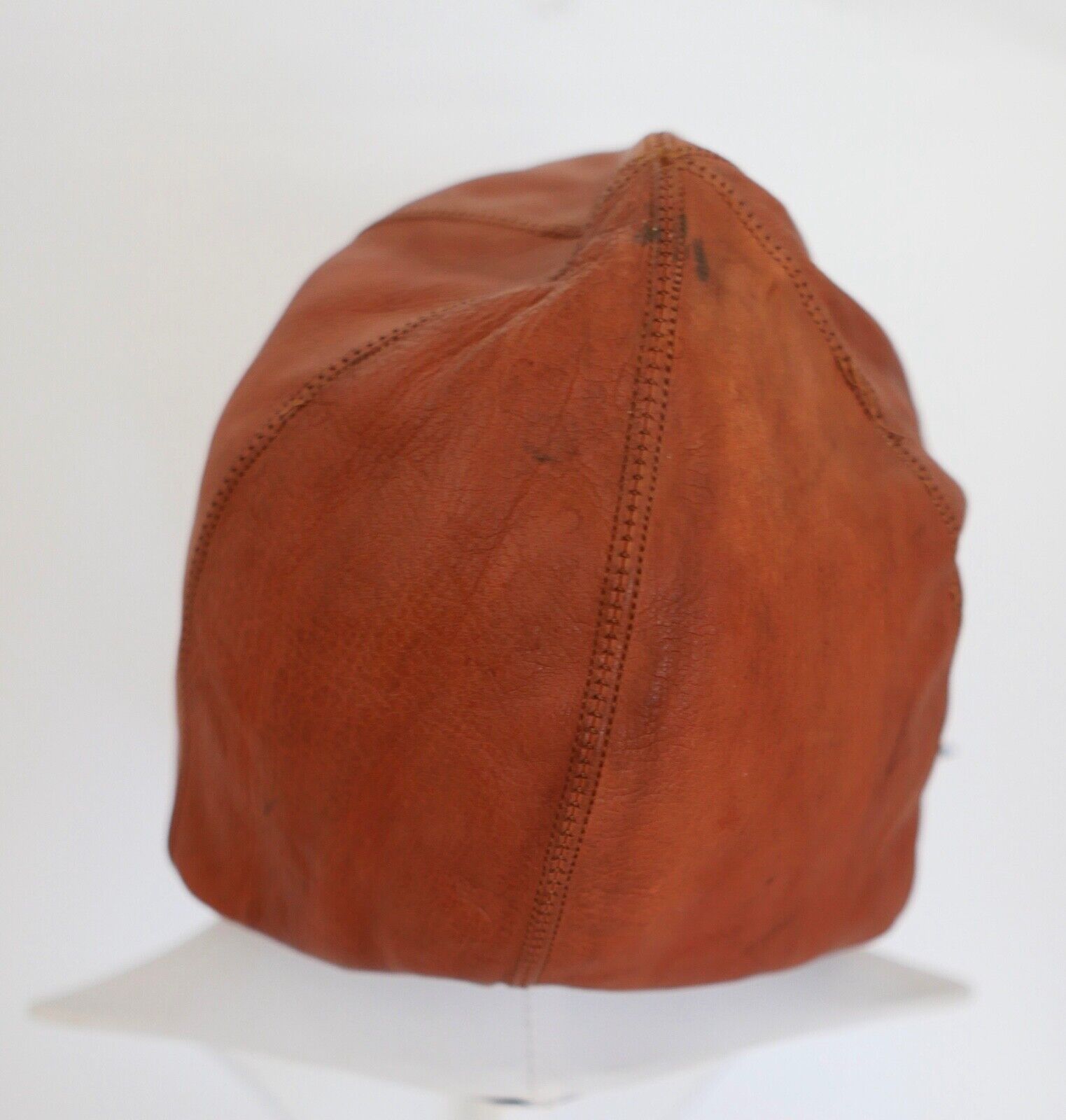 Oldtimer Motorrad Cabrio Flieger Haube Leder Braun 1930-40er Jahre SPORT STEIDEL - Antikhandel-Stuttgart