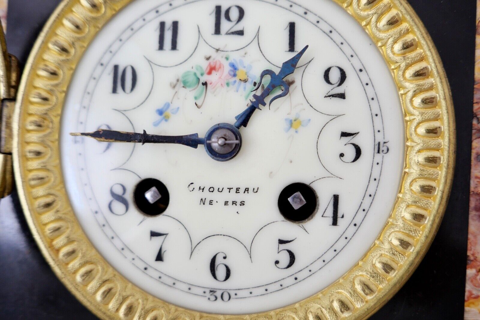 Antike Pendule Stockuhr Kaminuhr Regule Frankreich HORLOGERIE DE PARIS HB - Antikhandel-Stuttgart