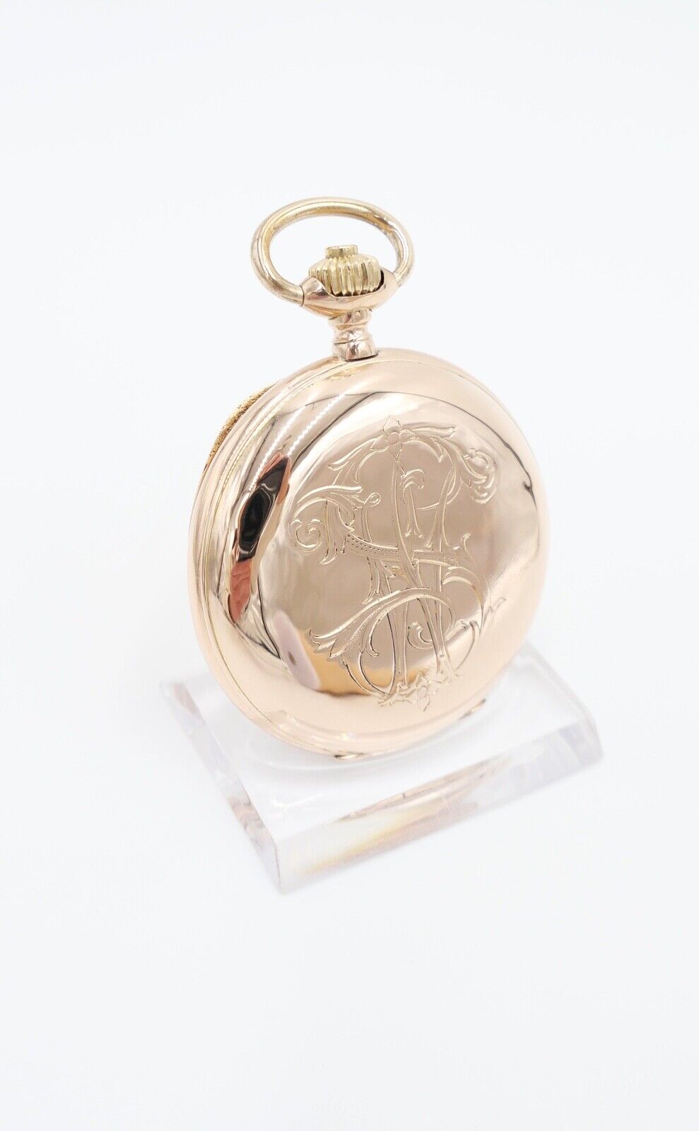 IWC Taschenuhr 750 / 18K GOLD 51mm 1894 / 1895 SW WS Savonette 2 Zeitzonen - Antikhandel-Stuttgart