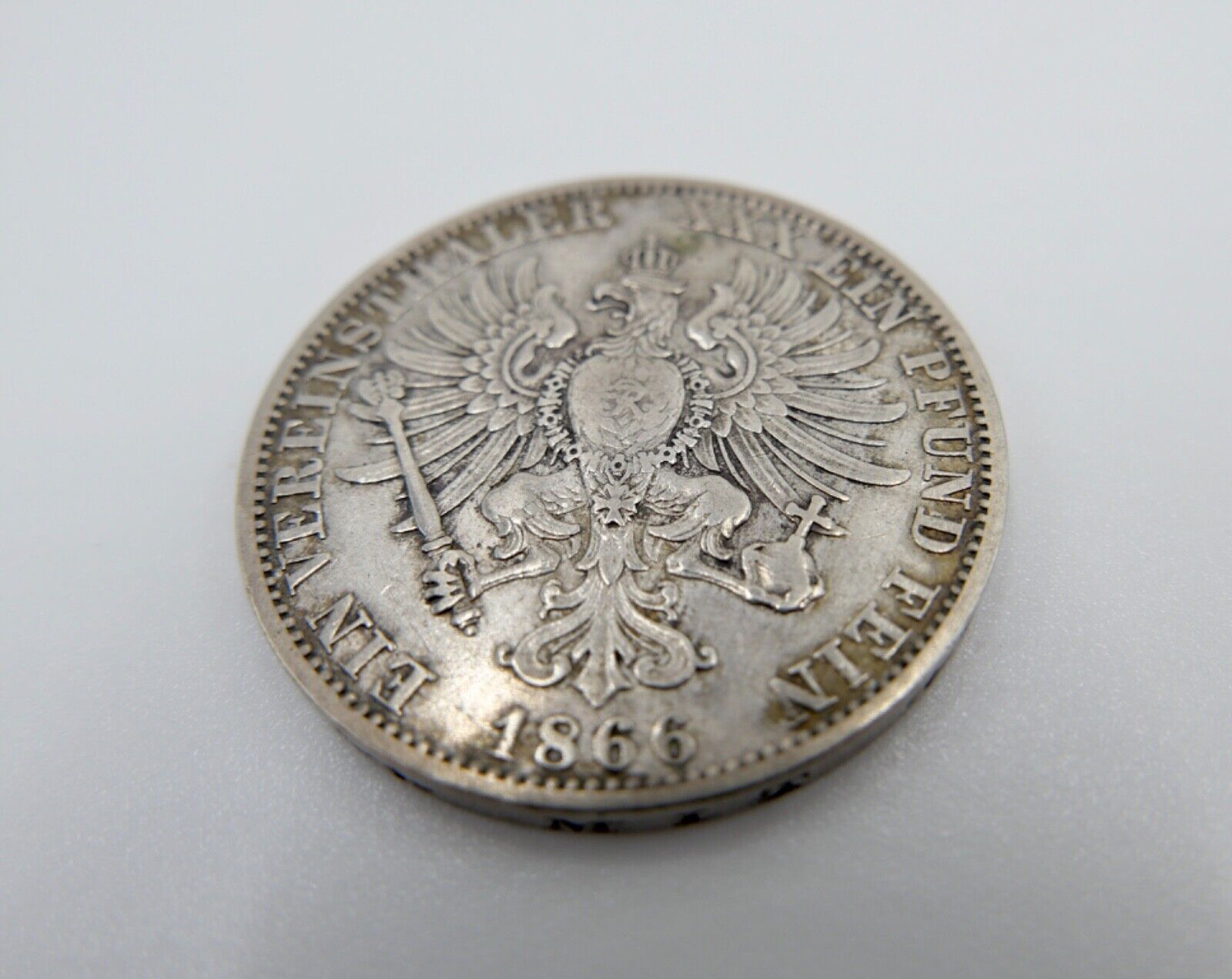 Silber Vereinstaler Preußen Siegestaler König Wilhelm I. 1866 A AKS 117 Thun 271 - Antikhandel-Stuttgart