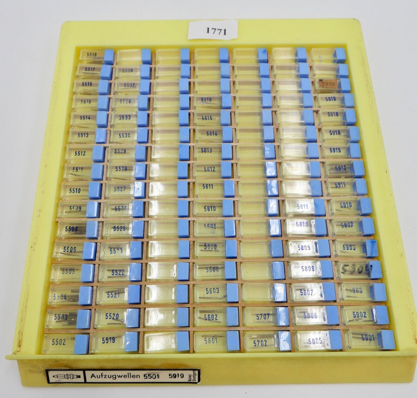 Konvolut AUFZUGSWELLE / AUFZUGSWELLEN 5501 - 5919 NEU BOLEY ( NOS ) - Antikhandel-Stuttgart