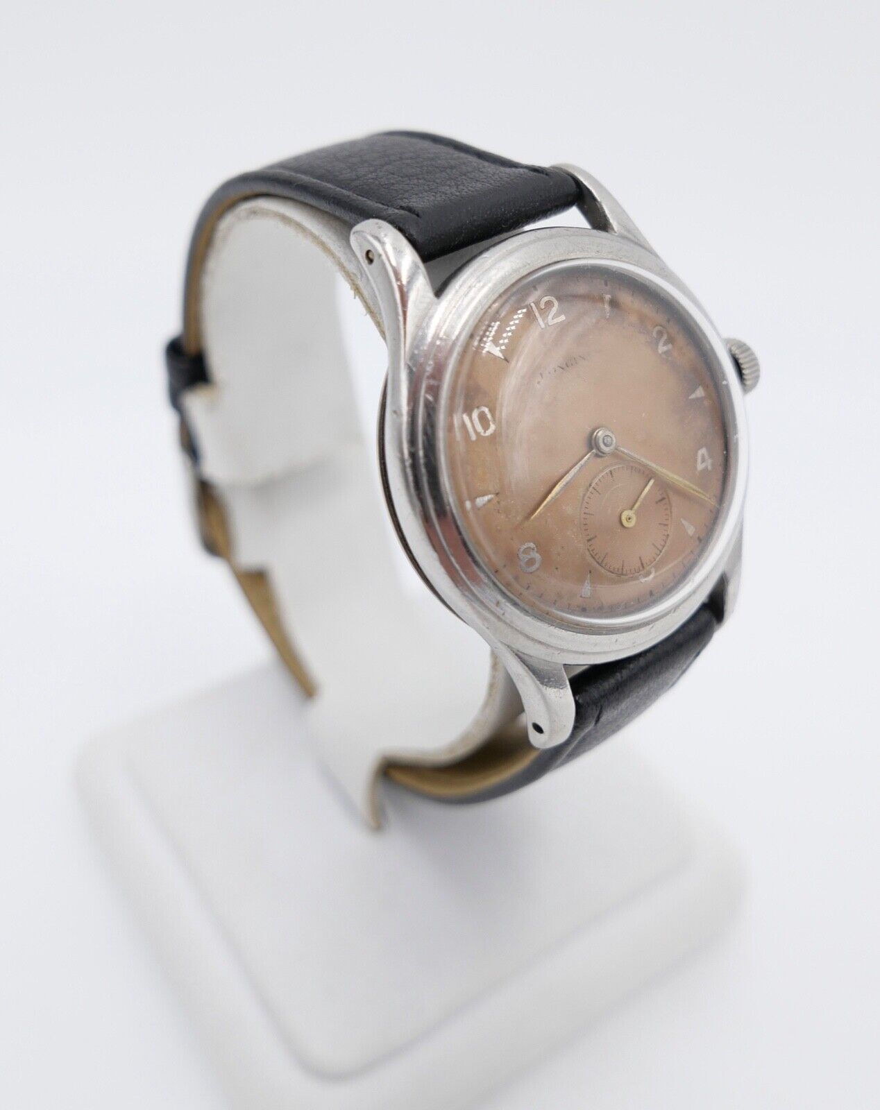 Alte LONGINES aus 1946 Herrenuhr Ø 33 mm Edelstahl - Antikhandel-Stuttgart