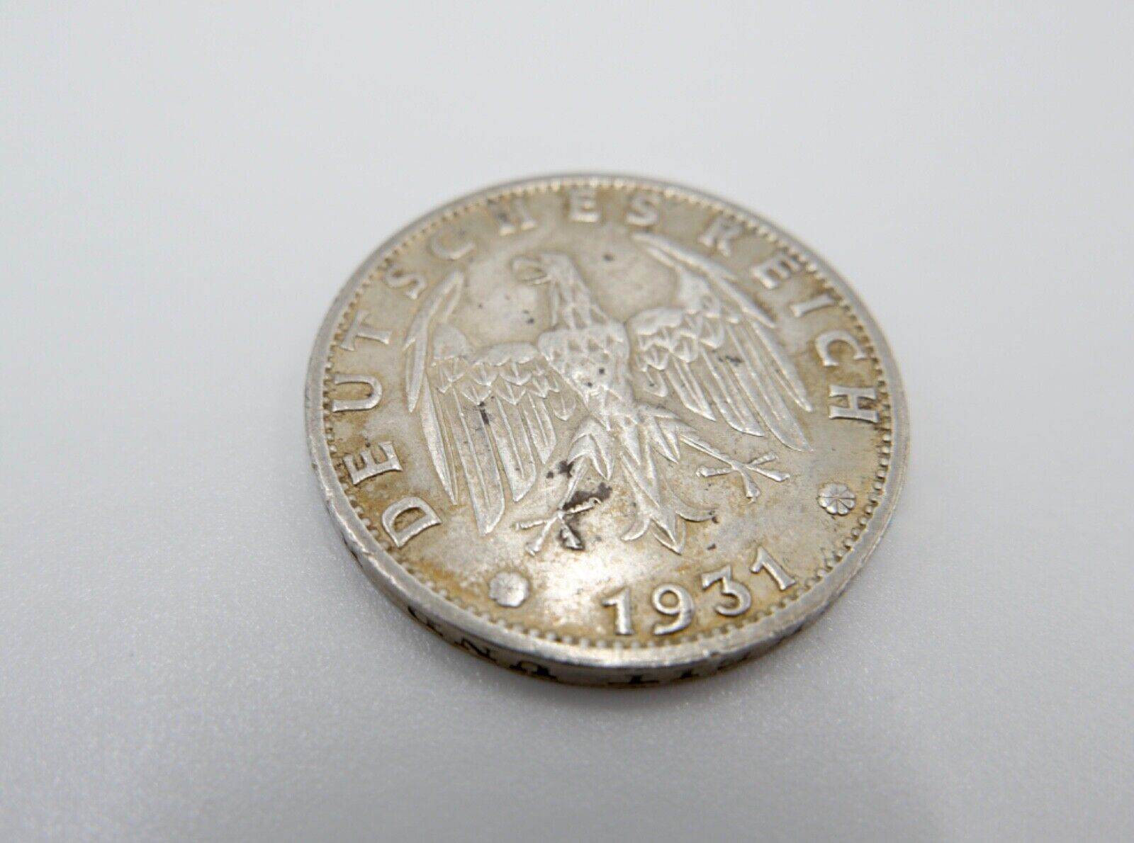 Weimarer Republik 3 REICHSMARK 1931 F J.349 VORZÜGLICH VZ - Antikhandel-Stuttgart