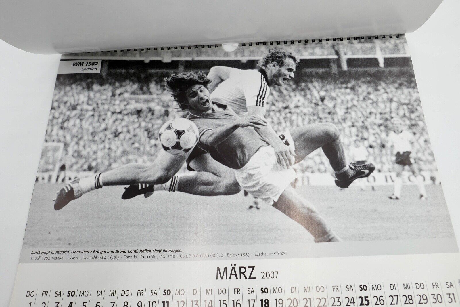 HISTORY 2007 Kalender Die Deutsche Fußball Nationalmannschaft Sport Highlights - Antikhandel-Stuttgart