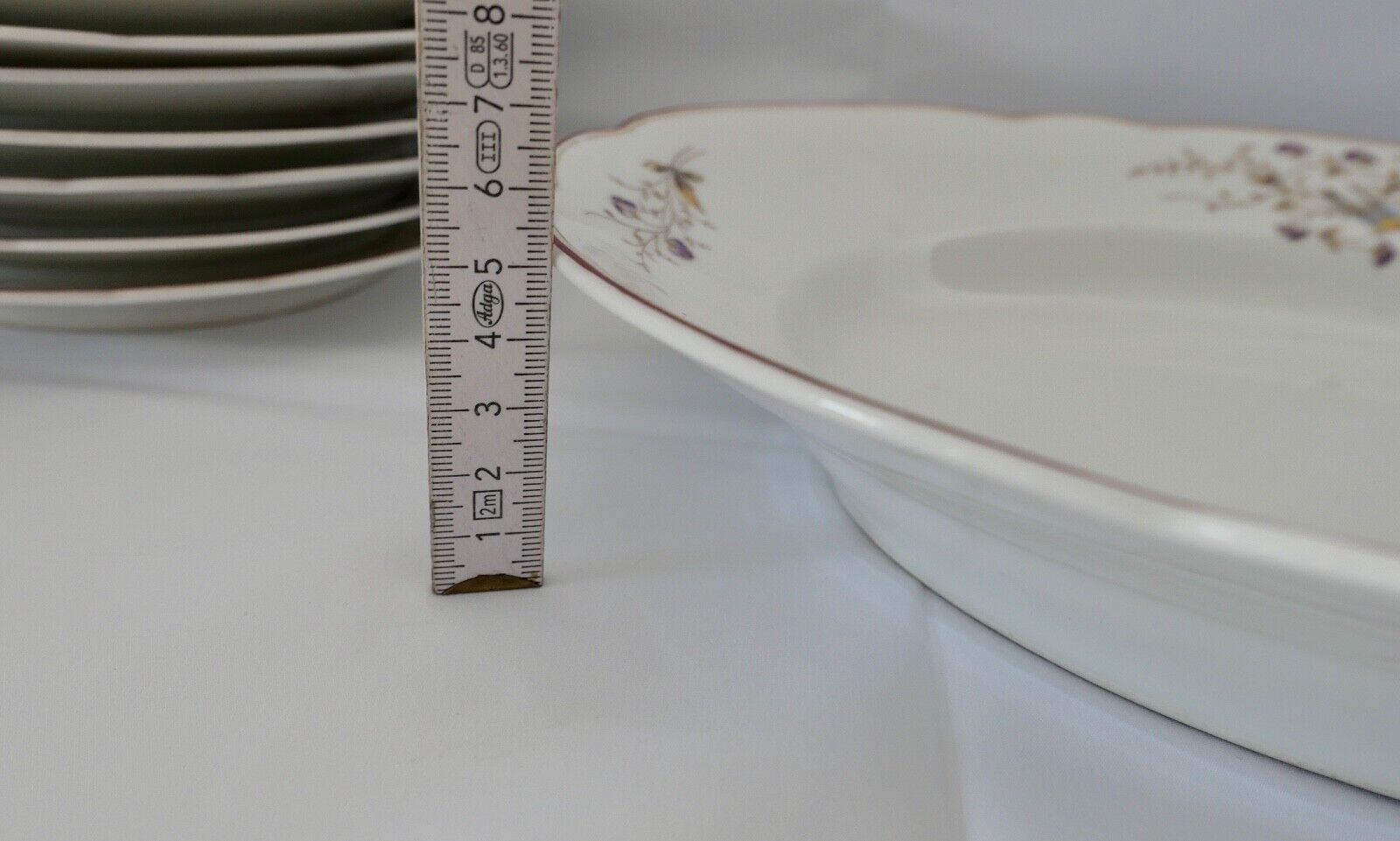 Antikes Jugendstil Friedrich Kaestner Kästner Porzellan 1884-1932 VEILCHEN - Antikhandel-Stuttgart