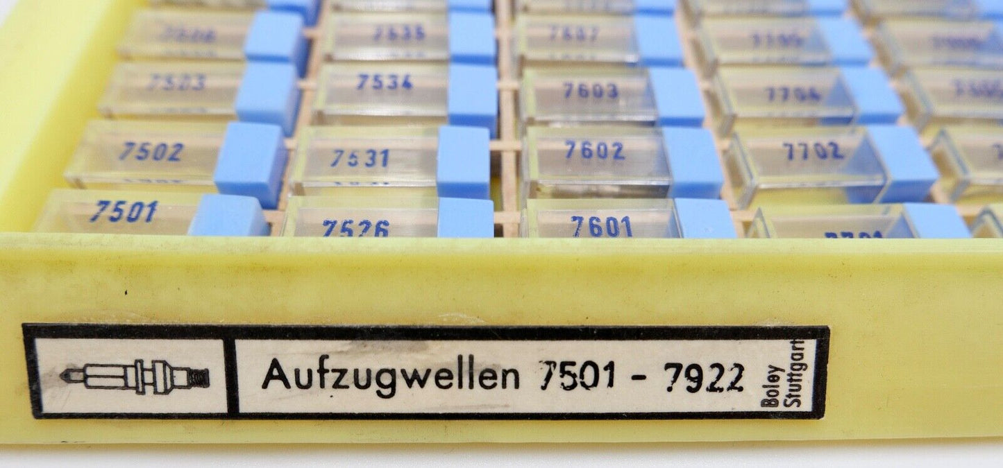 Konvolut AUFZUGSWELLE / AUFZUGSWELLEN 7501 - 7922 NEU BOLEY ( NOS ) - Antikhandel-Stuttgart