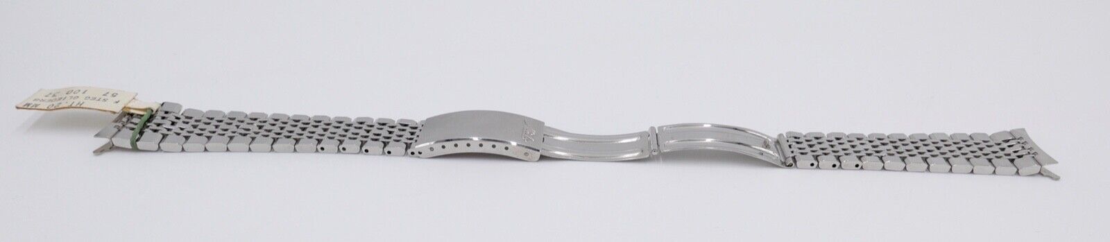 NEU 80er Jahre Original MIDO Edelstahl 20/16 mm Gliederband Faltschliesse - Antikhandel-Stuttgart