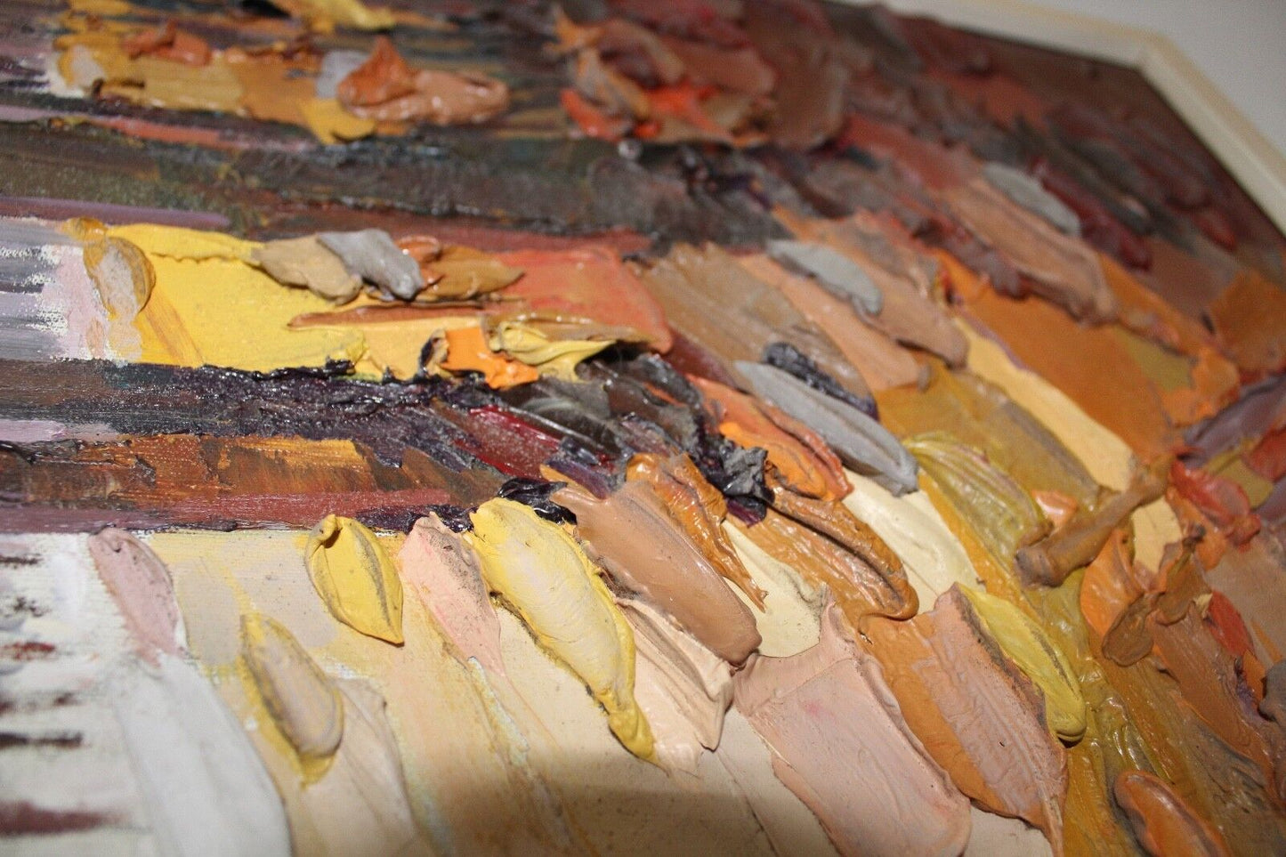 Balcke Arwed 1978 Berlin " Motiv Reiter " 80x70cm Spachtel / Technik Gemälde - Antikhandel-Stuttgart