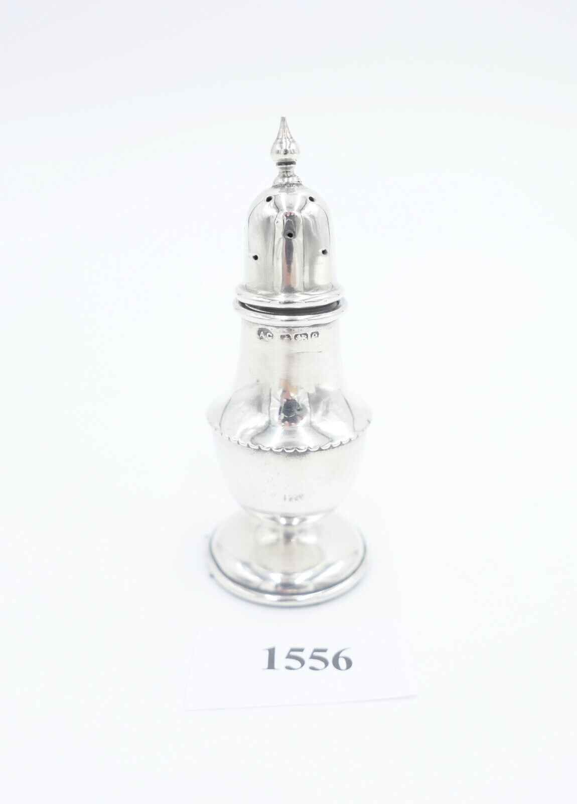 Alexander Clark A.C. Salzstreuer 925 Silber Pickelhelm Sheffield England - Antikhandel-Stuttgart