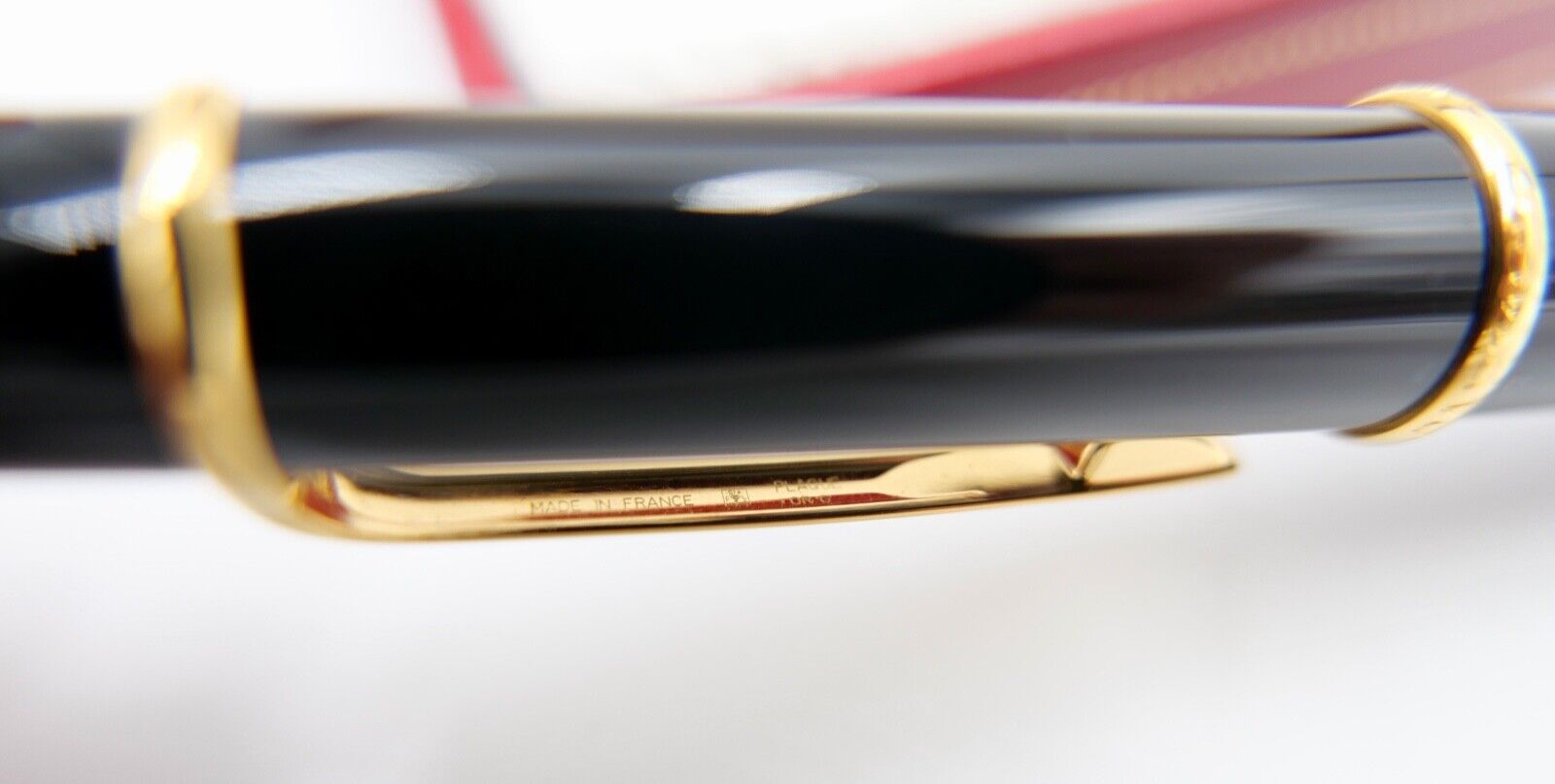 NEUwertig Vintage CARTIER ST18003 DIABOLO Composite Noir Kugelschreiber Roller - Antikhandel-Stuttgart