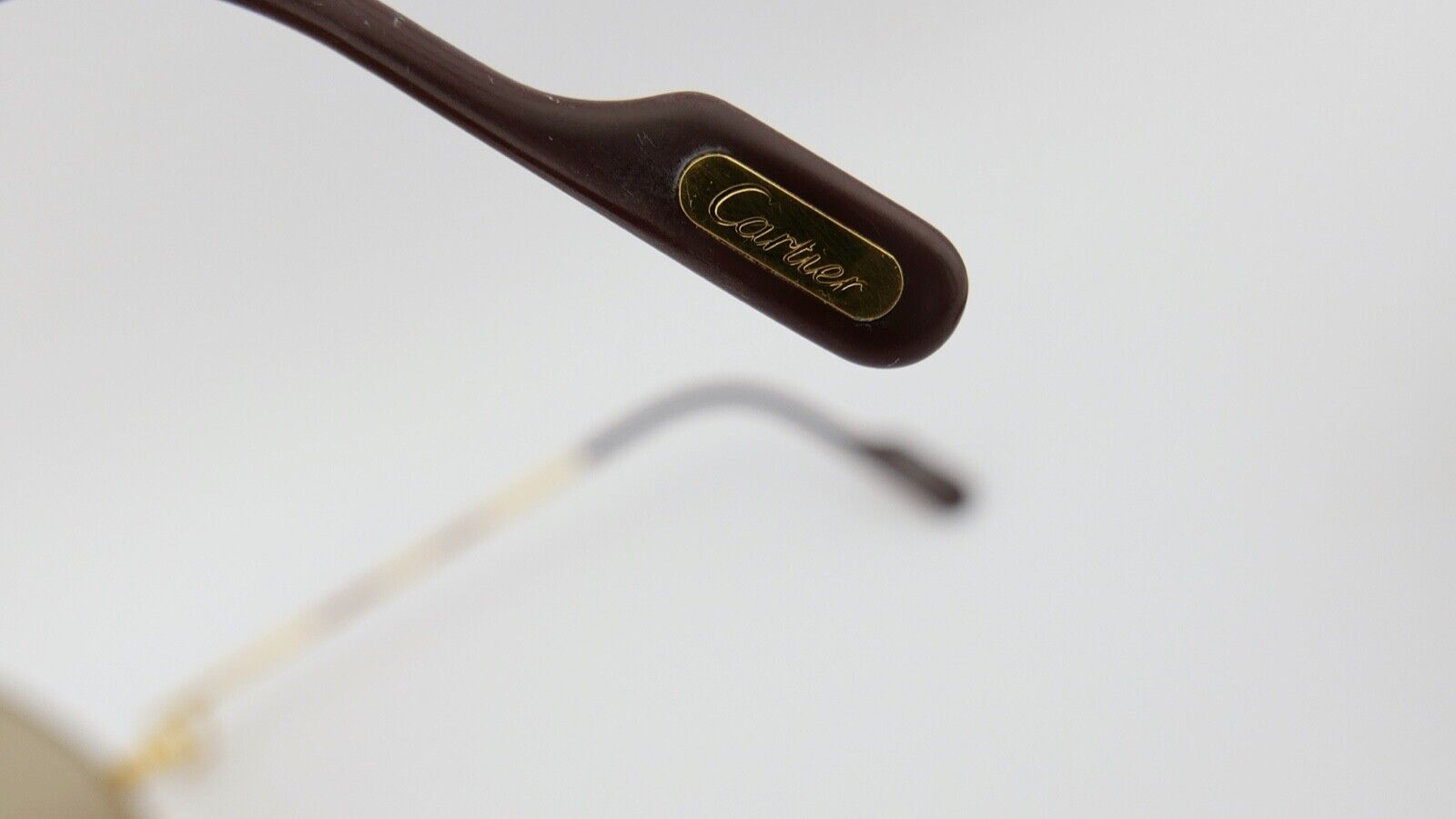 Must de Cartier VENDOME LAQUE 140 59/16 Sonnenbrille / Brille Gold 1980er Etui - Antikhandel-Stuttgart