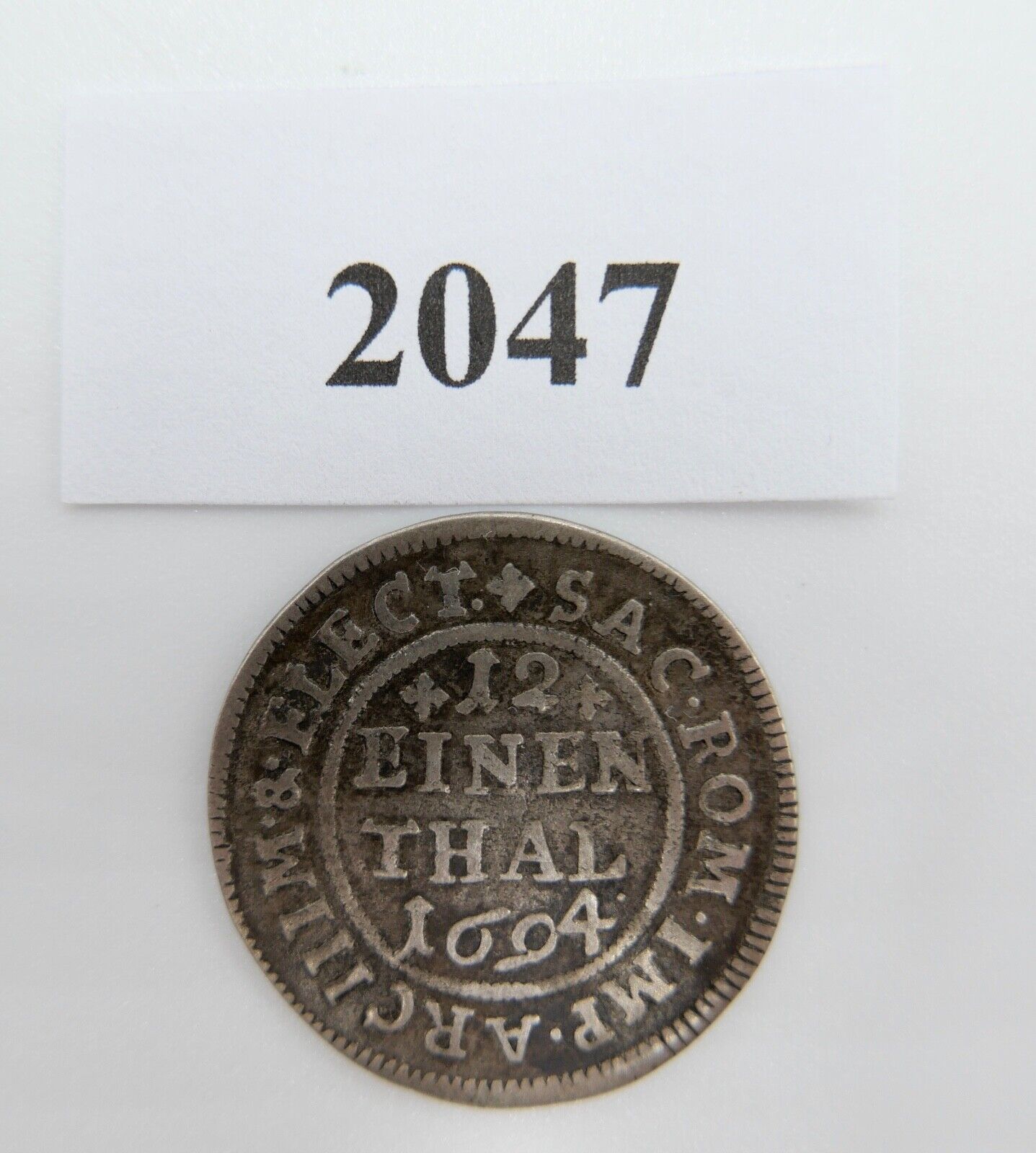 Sachsen 1/12 Taler 1694 Johann Georg IV. Silber in ss - Antikhandel-Stuttgart