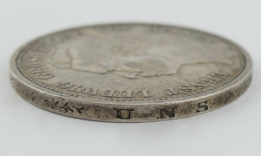 5 Mark 1895 A Jäger J. 73 Hessen Ernst Ludwig Silbermünze erhalt VZ - Sehr schön - Antikhandel-Stuttgart